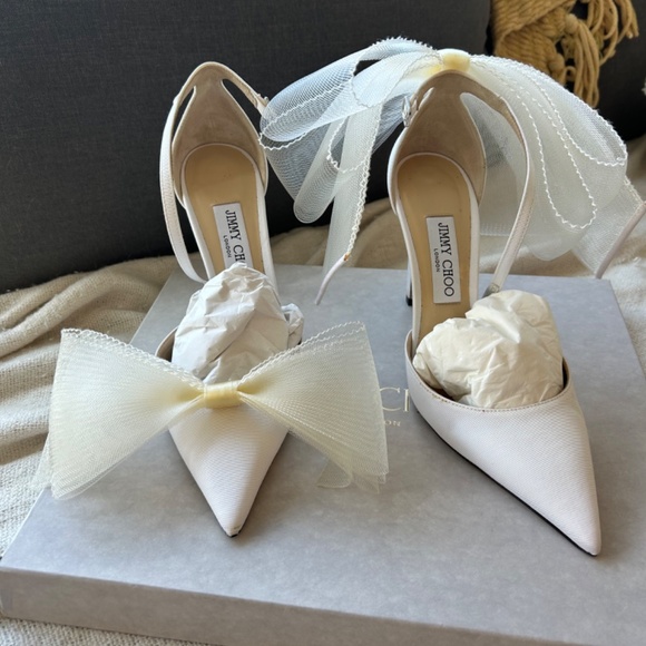 Jimmy Choo Bow Heels - Size 39.5 - Picture 8 of 11